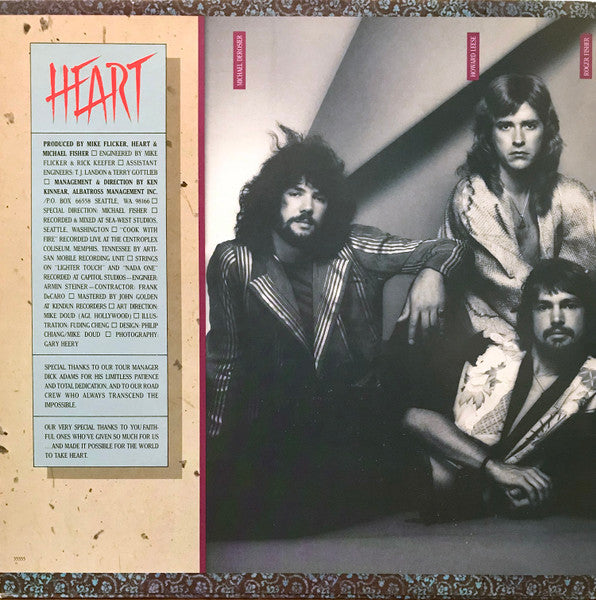 Heart : Dog & Butterfly (LP, Album, Ter)