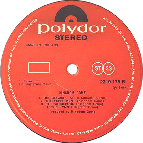 Arthur Brown's Kingdom Come : Kingdom Come (LP, Album)
