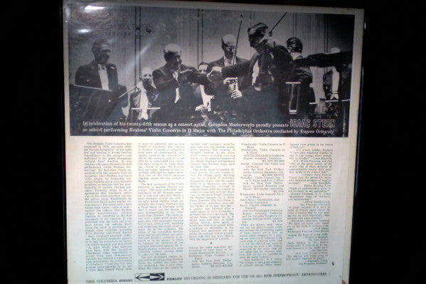Johannes Brahms, Isaac Stern : Violin Concerto In D Major (LP, Album)