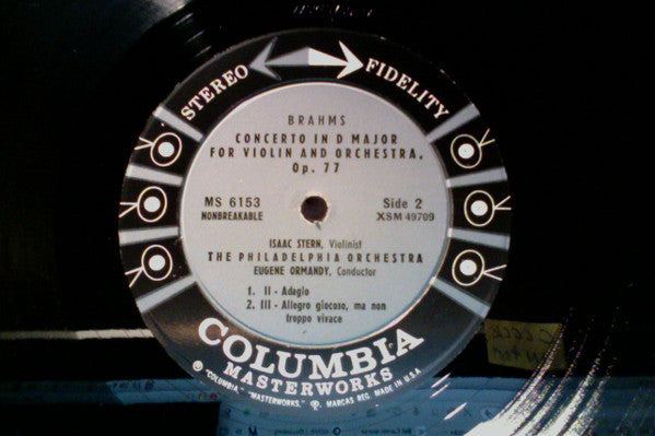 Johannes Brahms, Isaac Stern : Violin Concerto In D Major (LP, Album)
