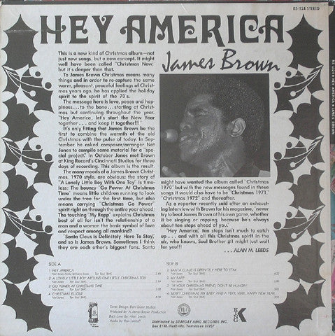 James Brown : Hey America (LP, Album)