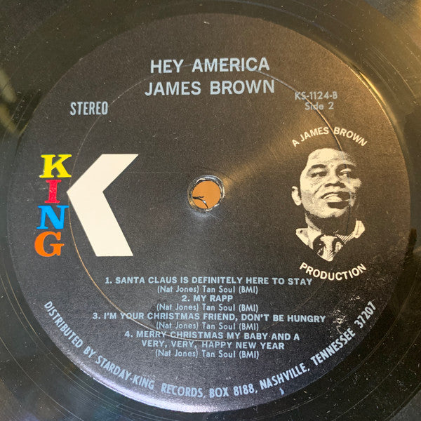 James Brown : Hey America (LP, Album)