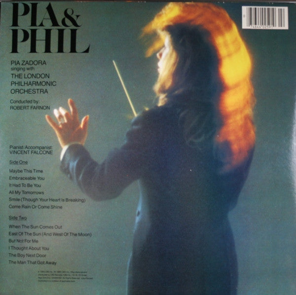 Pia Zadora With The London Philharmonic Orchestra : Pia & Phil (LP, Album)