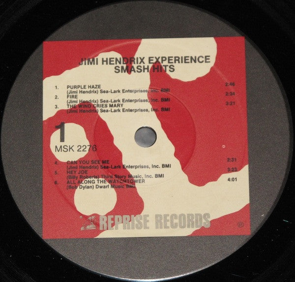 The Jimi Hendrix Experience : Smash Hits (LP, Comp, RE, RP, Spe)