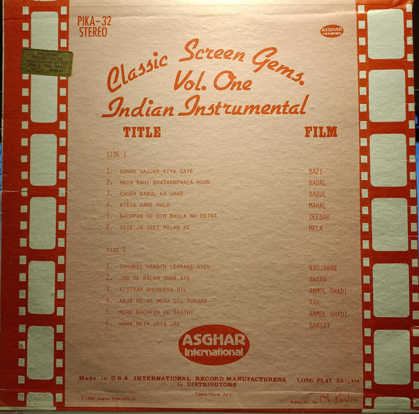 Various : Classic Screen Gems Instrumental (LP, Album, Comp)