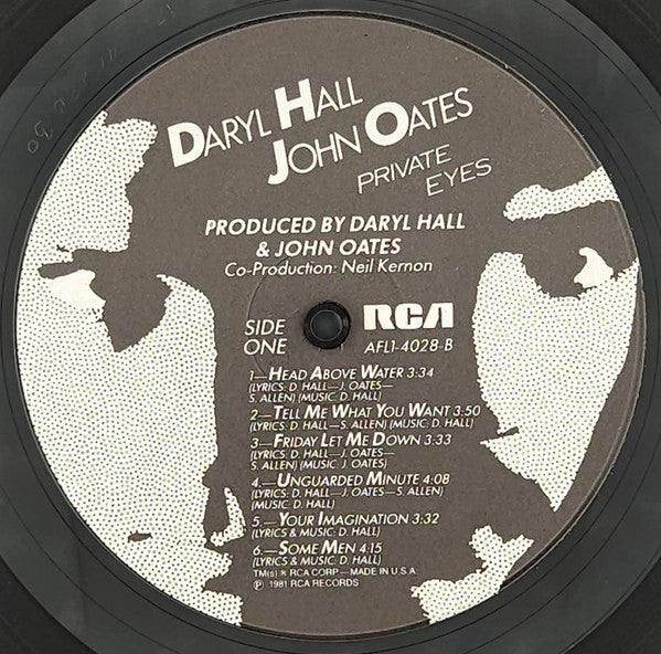 Daryl Hall, John Oates* : Private Eyes (LP, Album, Ind)