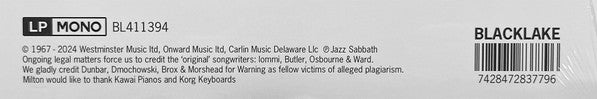 Jazz Sabbath : The 1968 Tapes (LP, Cok + CD + RSD, Mono, Ltd)