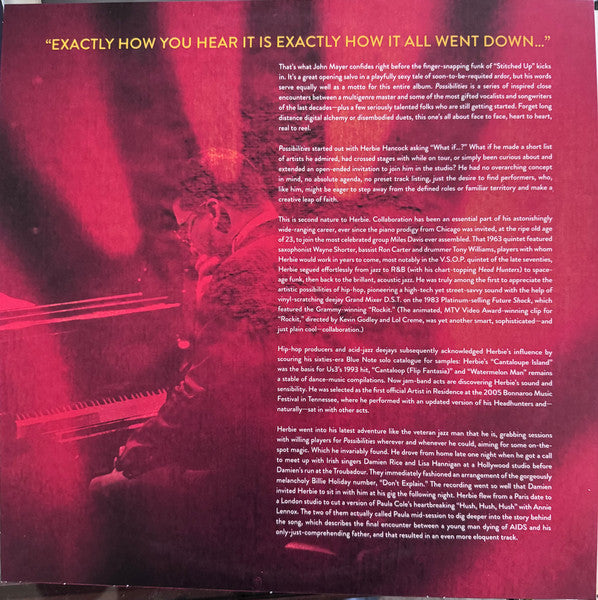 Herbie Hancock : Possibilities (3xLP, Album, RSD, Ltd, RE, RM, Red)