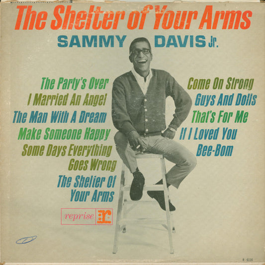 Sammy Davis Jr. : The Shelter Of  Your Arms (LP, Album, Mono)