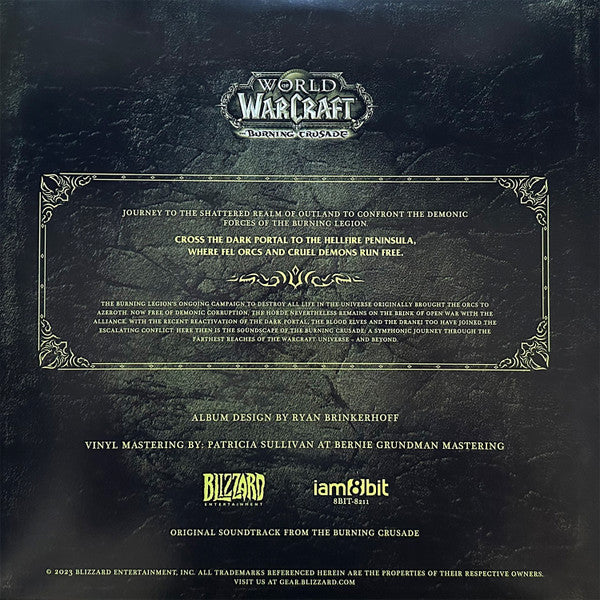Russell Brower, Derek Duke And Matt Uelmen : World Of Warcraft: The Burning Crusade (2xLP, Album, RE, Tra)