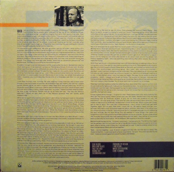 Pete Townshend : White City: A Novel (LP, Album, Club, Col)