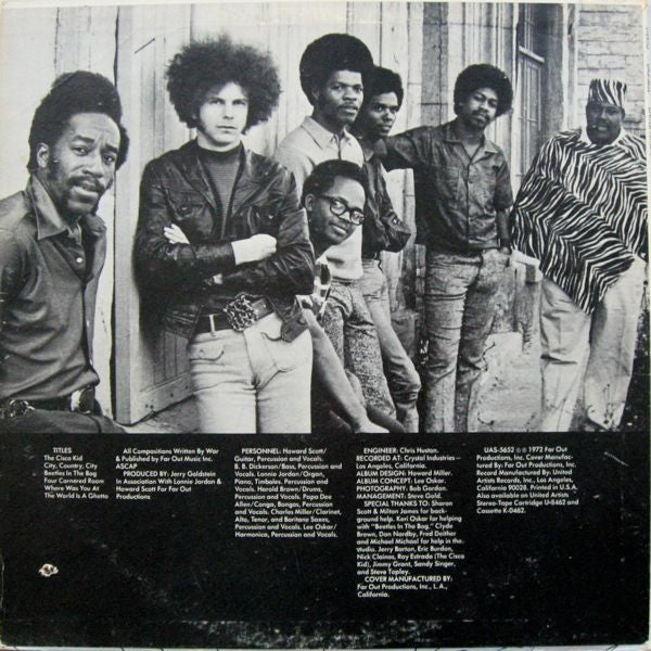 War : The World Is A Ghetto (LP, Album, RE, All)