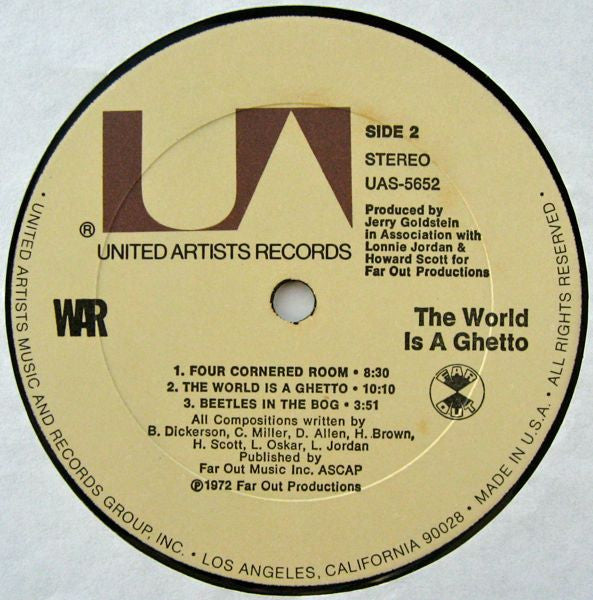 War : The World Is A Ghetto (LP, Album, RE, All)