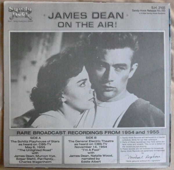 James Dean : On The Air! (LP, Album)