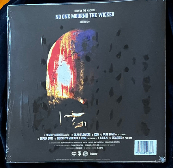 Conway (6) x Big Ghost LTD : No One Mourns The Wicked (LP, Album, RE, Ony)