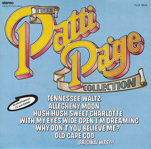 Patti Page : The Patti Page Collection (LP, Comp)
