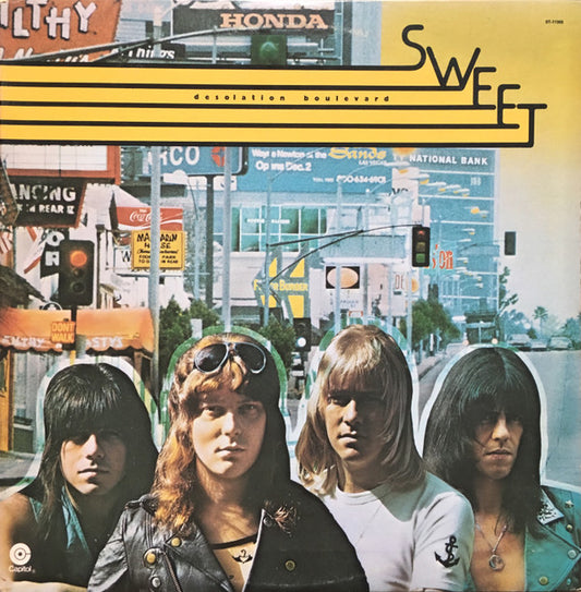 The Sweet : Desolation Boulevard (LP, Album, Jac)