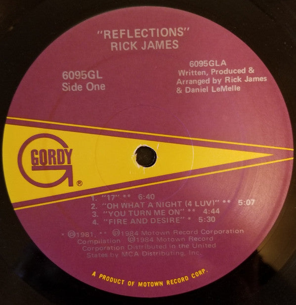Rick James : Reflections (LP, Comp)