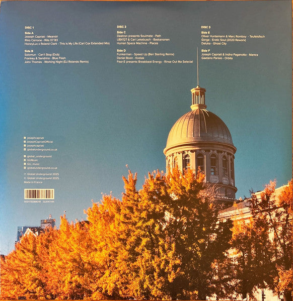 Joseph Capriati : Montreal #GU47 (Comp, Ltd + LP, Blu + LP, Yel + LP, Red)