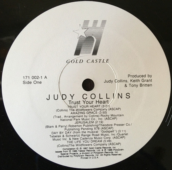 Judy Collins : Trust Your Heart (LP, Album)