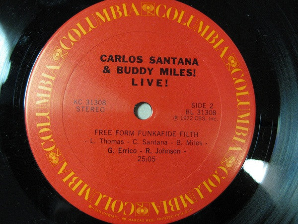 Carlos Santana & Buddy Miles : Carlos Santana & Buddy Miles! Live! (LP, Album)
