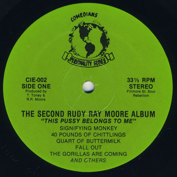 Rudy Ray Moore : The Second Rudy Ray Moore Album - "This Pussy Belongs To Me" (LP, Album)
