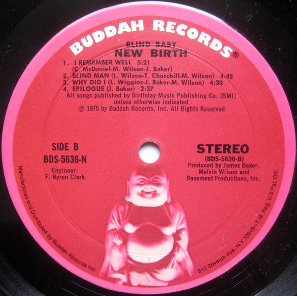 New Birth : Blind Baby (LP, Album, Mon)