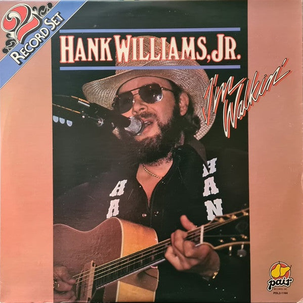 Hank Williams Jr. : I'm Walkin' (2xLP, Album, Comp)