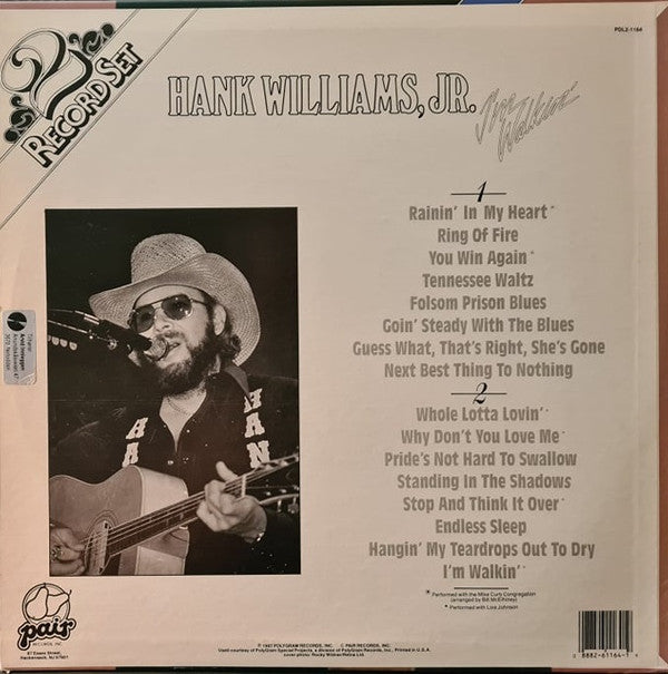 Hank Williams Jr. : I'm Walkin' (2xLP, Album, Comp)