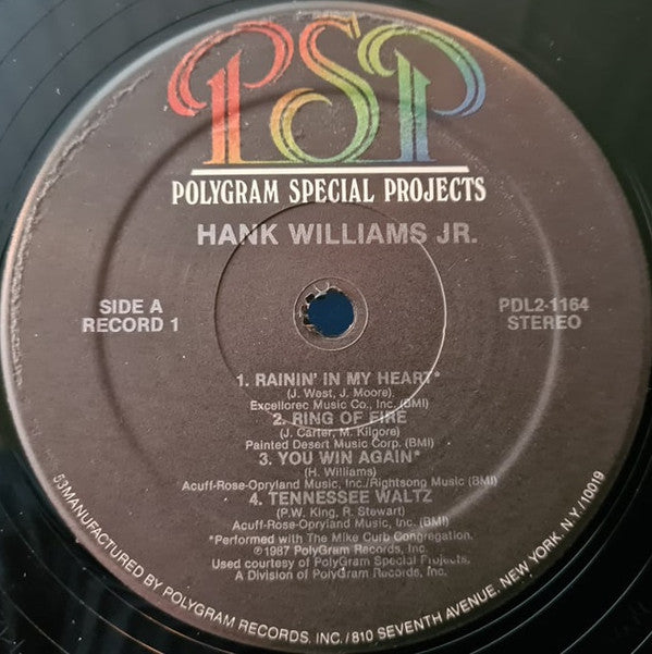 Hank Williams Jr. : I'm Walkin' (2xLP, Album, Comp)