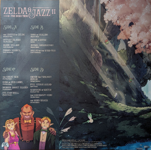 The Deku Trio : Zelda & Jazz II (2xLP, Album, Pin)