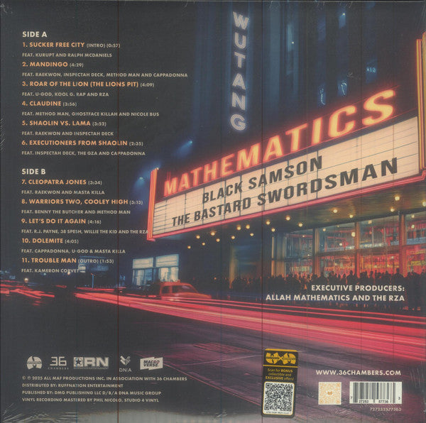 Wu-Tang* X Mathematics* : Black Samson, The Bastard Swordsman (LP, Album)