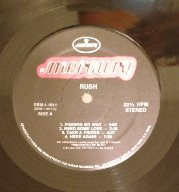 Rush : Rush (LP, Album, RE, 53 )