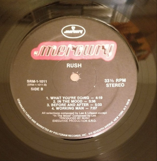 Rush : Rush (LP, Album, RE, 53 )