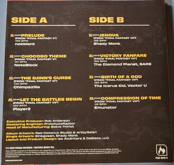 Various : VGM Essentials: Final Fantasy (2xLP, Album)