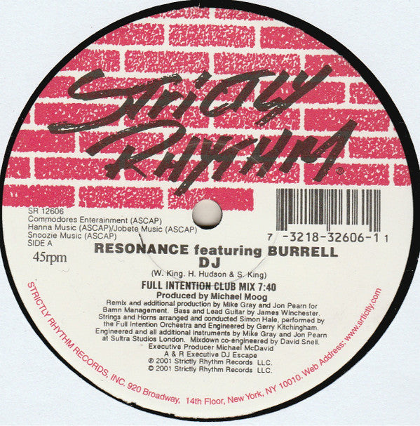Resonance (11) Feat. Burrell : DJ (12")