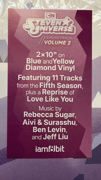 Various : Steven Universe: Vol. 2 (Original Soundtrack) (10", Blu + 10", Yel + Album, Ltd)