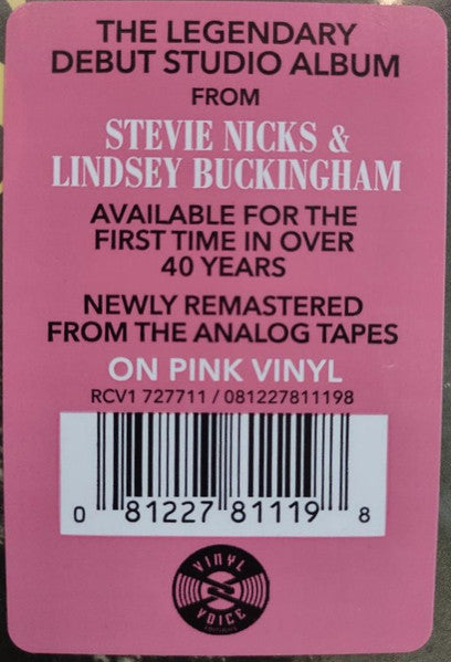 Buckingham Nicks : Buckingham Nicks (LP, Album, RE, RM, Pin)
