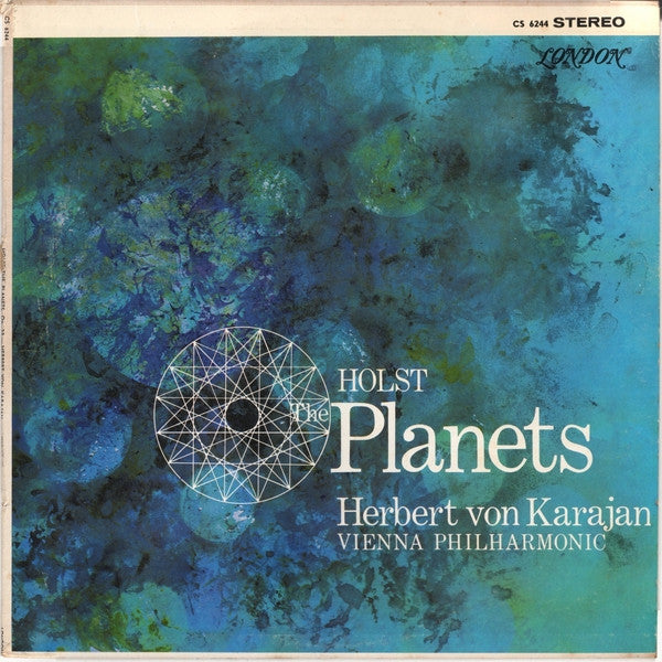 Gustav Holst - Herbert von Karajan, Wiener Philharmoniker : The Planets (LP, Album, RE)