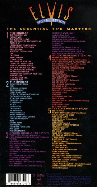 Elvis Presley : Walk A Mile In My Shoes - The Essential 70's Masters (5xCD, Comp, RM + Box)