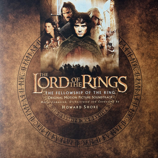 Howard Shore : The Lord Of The Rings: The Fellowship Of The Ring (Original Motion Picture Soundtrack) (2xLP, Album, Ltd, RE, Cle)