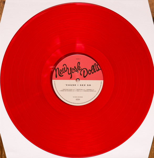 New York Dolls : 'Cause I Sez So (LP, Album, Ltd, Red)