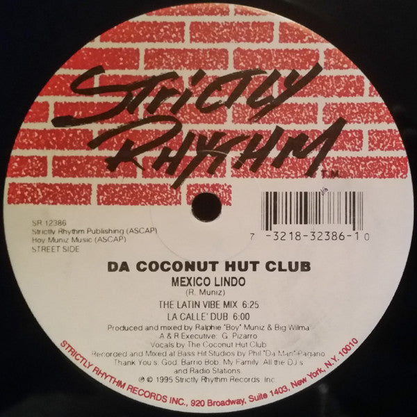 Da Coconut Hut Club : Mexico Lindo (12")