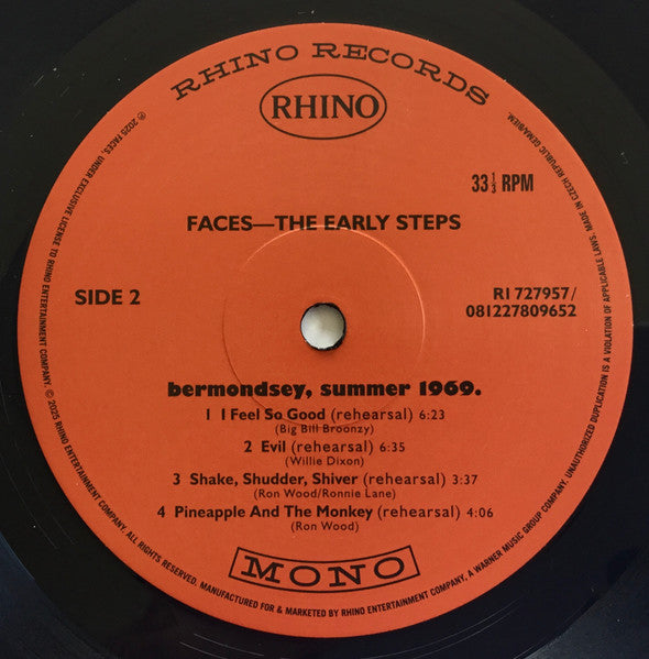 Faces (3) : Early Steps (LP, Album, Mono)