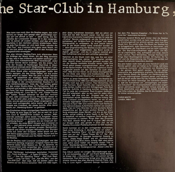 The Beatles : Live! At The Star-Club In Hamburg, Germany; 1962 (2xLP, Album, All)