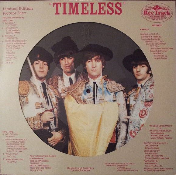 The Beatles : Timeless (LP, Ltd, Pic)