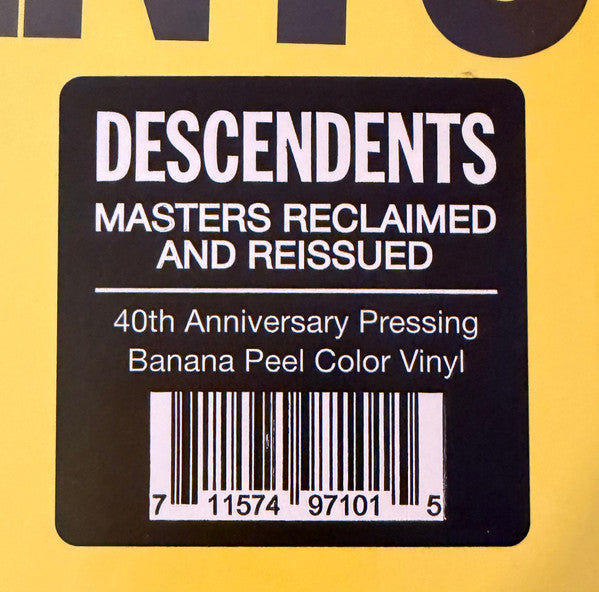 Descendents : I Don't Want To Grow Up (LP, Album, RE, Yel)