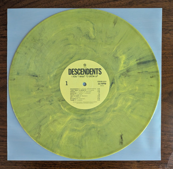 Descendents : I Don't Want To Grow Up (LP, Album, RE, Yel)