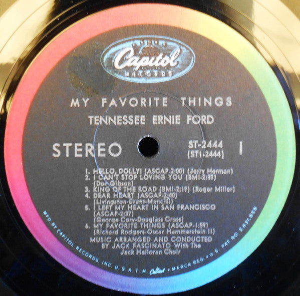 Tennessee Ernie Ford : My Favorite Things (LP)