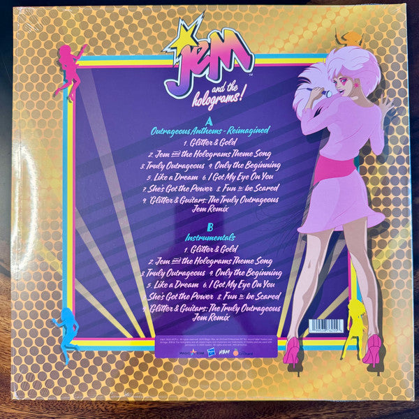 Jem And The Holograms : Jem And The Holograms (Deluxe) (LP, Dlx, Ltd, Lem)